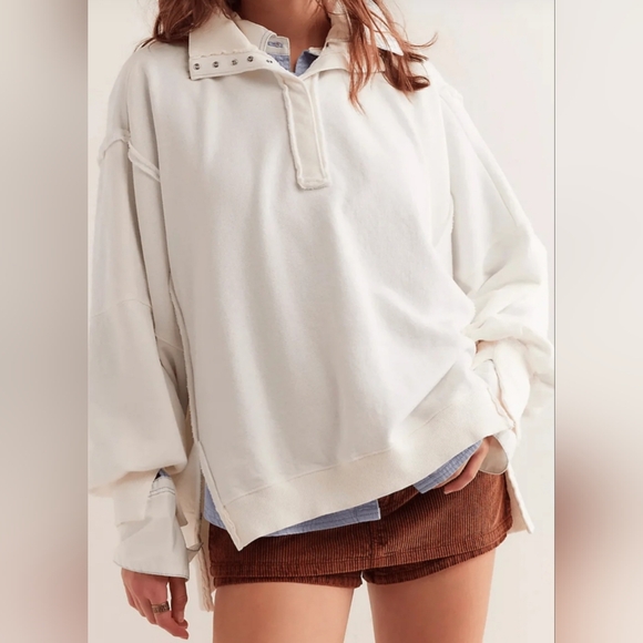 Free People Movement Camdan Super Oversized Top. - Picture 3 of 5